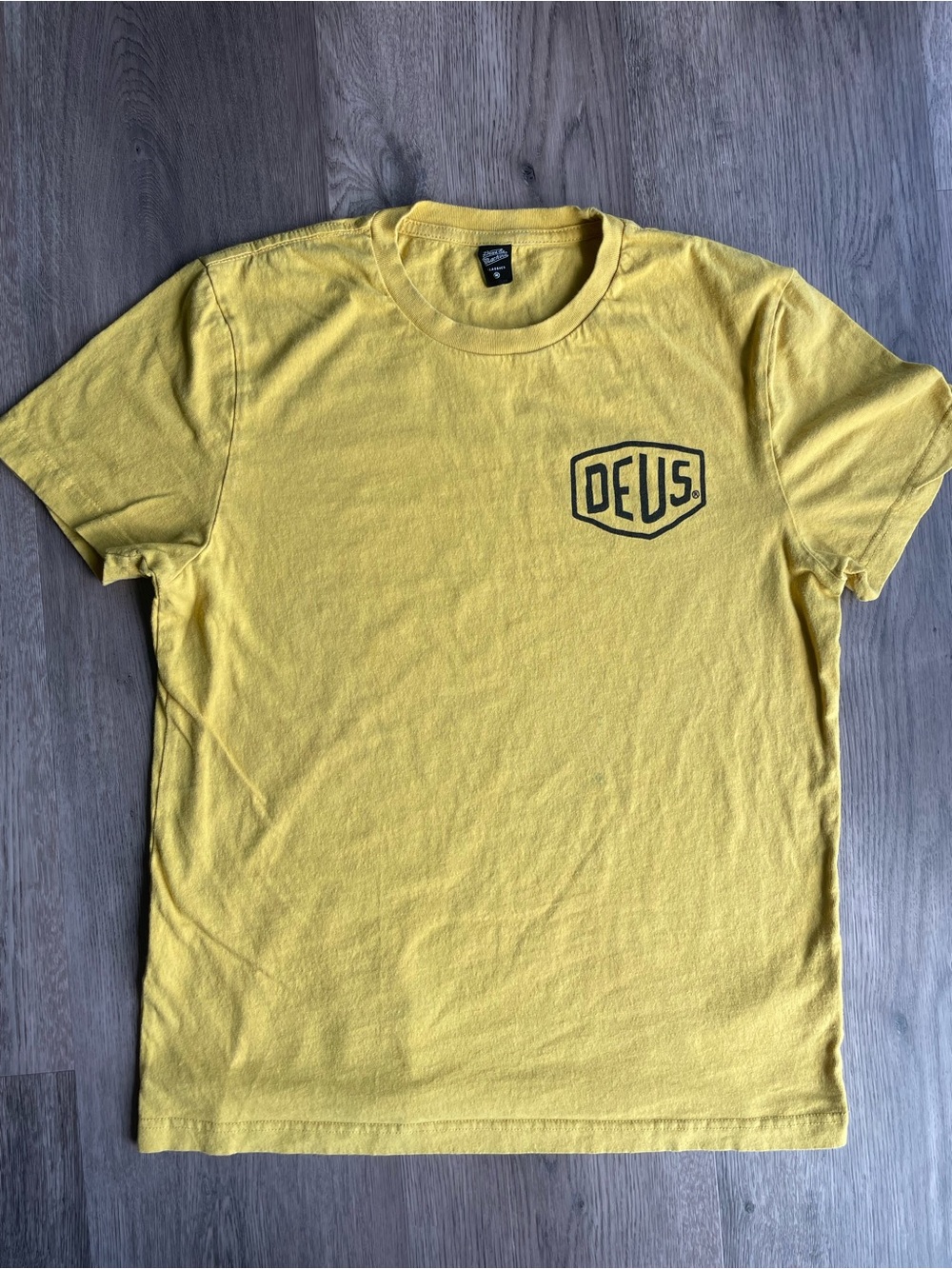 Deus Ex Machina Yellow Venice Address Tee Sz.M